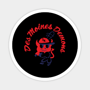 Des Moines Demons Baseball Team Magnet